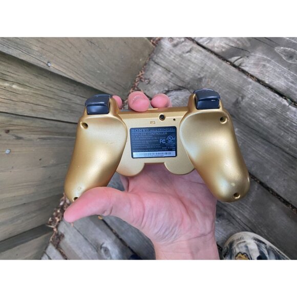 Official Sony PS3 DualShock 3 GOLD Wireless Controller Playstation 3 - Picture 3 of 3